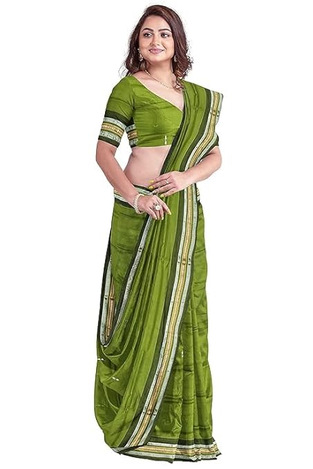 Odisha Sambalpuri Handloom Ikat Women Cotton Saree, Odisha Handloom Handmade Pure Cotton Khandua Saree, Ikkat Orissa Traditional Handloom Saree Without Blouse EMS60 - Saree