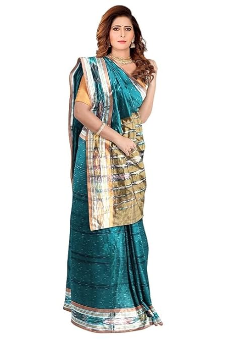 Odisha Sambalpuri Handloom Ikat Women Cotton Saree, Odisha Handloom Handmade Pure Cotton Khandua Saree, Ikkat Orissa Traditional Handloom Saree Without Blouse EMS121 - Saree